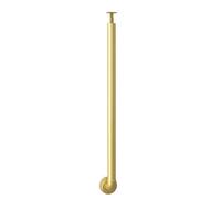 Cintura porta attrezzi per parrucchieri Ringhiera in ferro tondo regolabile, altezza multicolore 65-105 cm, con kit di installazione(Gold,Height-100cm/39.4in)