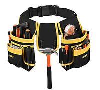 Cintura Porta Attrezzi,Porta Attrezzi da Cintura,Cintura per Attrezzi da Lavoro,Cintura Elettricista con 26 tasche,Imbottita per uomo,staccabile e regolabile per elettricisti,falegnami