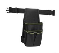 Cintura porta attrezzi professionale da elettricista con vita regolabile e tasche multiple per applicazioni di giardinaggio e manutenzione, progettata per condizioni difficili (verde)