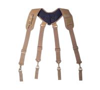 Cintura porta attrezzi regolabile - Compagno affidabile per ogni progetto, da uomo, imbottita, regolabile, in nylon, con bretelle tattiche tipo X, color cachi