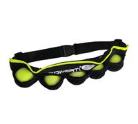 Cintura porta palline da tennis - 48 x 13 cm | Cinque palline da tennis per la vita | Fascia per palline da tennis per contenere palline da tennis e sottaceti per donne e uomini