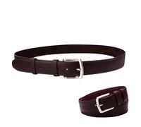 Cintura porta soldi da viaggio | Cintura da viaggio in pelle, con cerniera antifurto per sicurezza e guida, Marrone, 125cm, Unisex