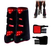 Cintura Portatile Di Terapia A Luce Rossa Per Cavalli - Rosso 660nm E Infrarosso 850nm Per Il Recupero Muscolare Dei Cavalli, Dispositivo Terapeutico Per Le Zampe Dei Cavalli Left + Right
