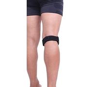 Cintura protettiva per ginocchio, regolabile, legamento, sollievo dal dolore articolare. Cavallo da jumper, runner, disturbo da tracciamento della patella - NERO