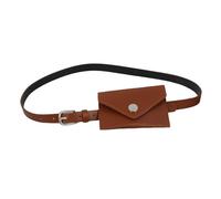 Cintura regolabile in pelle PU in vita, sottile, design in vita, cincher spaziosa, per attività all'aria aperta, per tutti i giorni, Caramel Color, taglia unica, Bellezza di massa