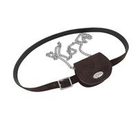 Cintura regolabile in PU con tasca portamonete per le donne Daily Essential All Day Comfort Bag per jeans pantaloni borsa, Caff, taglia unica, Bellezza di massa