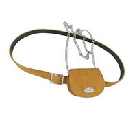 Cintura regolabile in PU con tasca portamonete per le donne Daily Essential All Day Comfort Bag per jeans pantaloni borsa, Giallo, taglia unica, Bellezza di massa
