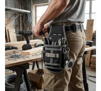 Cintura regolabile in vita porta attrezzi, impermeabile multi-tasca per | Composito EVA resistente all'usura, contenitore multi-scomparto, facilmente regolabile tenuta, per lavori elettrici