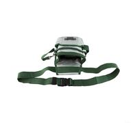 Cintura regolabile per attrezzi da lavoro per mestieri qualificati, tasche multiple per strumenti come martelli e cacciaviti (L argento)