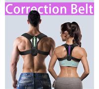 Cintura regolabile per correttore di postura della spalla posteriore Supporto per clavicola della colonna vertebrale Rimodella il tuo corpo Home Office Sport Tutore per il collo della parte superiore