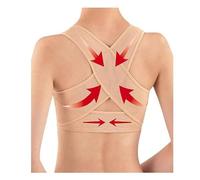 Cintura regolabile per sostegno seno e schiena per donna, supporto per il torace, correttore posturale, corsetto modellante per il corpo, fasciatura per sostegno per la parte superiore della schiena