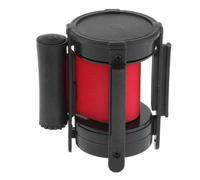 Cintura retrattile estesa con barriera for coda da 4 pezzi, 2 m / 6, piedi, costruzione ben pesante, deformata o rotta Per Banche Hotel(Red)