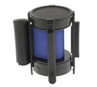 Cintura retrattile estesa con barriera for coda da 4 pezzi, 2 m / 6, piedi, costruzione ben pesante, deformata o rotta Per Banche Hotel(Blue)