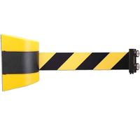 Cintura retrattile for il controllo della folla 10M 33Ft Nastro barriera for code montato a parete Eventi all'aperto