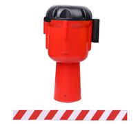 Cintura Retrattile Montata su Cono Cono Stradale Retrattile da 10 M per Blocle Aree Pedonali con Pulsante Di Blocco/B/10M(32Ft)