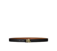 Lauren Ralph Lauren - Rev Lrl 20-Belt-Skinny Nero - Cinture 85 Nero