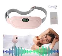 Cintura riscaldante per pancia, con display digitale e cinghia riscaldata veloce, portatile, senza fili, cintura termica regolabile per la pancia, cintura termica digitale per donne, ragazze