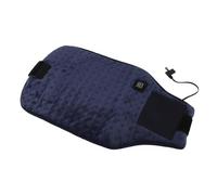 Cintura Riscaldata USB, Cuscinetto Riscaldante Multifunzionale Traspirante e Delicato Sulla Pelle, Temperatura Regolabile, Pieghevole, Confortevole per l'ufficio (blu scuro)