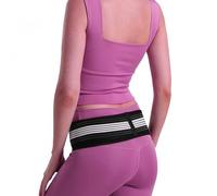 Cintura Sacroiliaca per Uomo e Donna - Fascia Pelvica Regolabile e Traspirante - Supporto per Mal di Schiena, Sciatica, Dolore Lombare e Articolazione SI - Antiscivolo, Comoda da Indossare