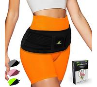 Cintura sacroiliaca SI per Donna e Uomo - Tutore Anca per Dolore al Nervo Sciatico - Supporto Schiena, Articolazione SI, Pelvi e dolore alle Gambe - Neoprene, Regolabile & Traspirante (S/M, Nero)