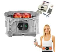 Cintura sciatica 3 in 1, supporto ergonomico per la schiena con decompressione spinale e massaggio a 8 vibrazioni, display a LED, sollievo in soli 15 minuti al giorno