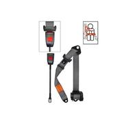 Cintura Securon anteriore grigia 4 punti 45 cm - con avvolgicavo