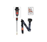 Cintura Securon anteriore nera 4 punti - (extra lunga)