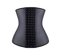 Cintura Sweat Cintura Waist Trainer 9 Boneyan Light Laterate Latex 4 Dissipa di Bodybuilding Gomma Addome Esercizio Beam Belt, Black 30cm L
