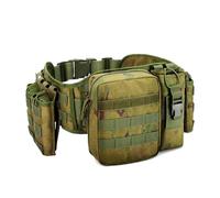 Cintura Tattica Mimetica con Sistema MOLLE - Cintura Multifunzionale per Il Trasporto di Attrezzature per Attività All'aperto, Militari ed EDC(Color-2)