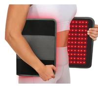 Cintura terapia a luce rossa con 120 LED, terapia della luce a infrarossi con controllo degli impulsi a 10 Hz, terapia della luce infrarossa da 660 nm e 850 nm per alleviare il dolore corporeo nella