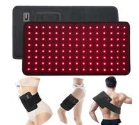 Cintura terapia luce rossa,Pad flessibile portatile terapia laser freddo con timer per muscoli articolari,indietro,gambe,spalle,vita sollievo dolore