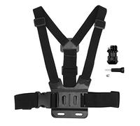 Cintura toracica elastica - 4 regolabile - vestibilità confortevole - nylon di poliestere resistente - Forma a J - montaggio sicuro - ideale per il ciclismo con lo sci