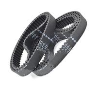 Cintura Trasmissione 2 Pezzi Larghezza 5-30mm Cinghia Dentata In Gomma HTD3M Lp=150 153 156 159 162 165 168 171 174 177 180 183 186 189 192 195 198 201 204 207(198-(66 Teeth),10mm)