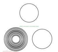Cintura trasmissione in gomma da 97 Qb Cinghia trasmissione gomma 1,2 mm Cinture gomma quadrate 105 mm-150 mm