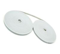 Cintura Trasmissione Trapezoidale T2.5 Cinghia Dentata Sincrona Aperta Larghezza 4mm 6mm 10mm 15mm Poliuretano Acciaio PU T2.5 Puleggia Stampante 3D(50Meters,6mm)