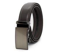 Cintura Uomo Automatica in Vera Pelle Cuoio Cinta Casual Classica Accorciabile