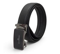 Cintura uomo vera pelle cinta casual classica fibbia automatica accorciabile