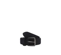 BOSS Cintura in pelle scamosciata italiana con fibbia in canna di fucile - Style Syhr-Sd-St_Sz35, 50558716 Blu scuro 95