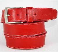 Cintura Uomo di vera Pelle Rossa Cinta Donna in Cuoio Artigianale da Sportiva