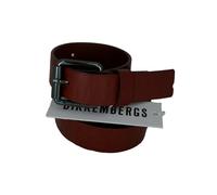 Cintura Uomo Pelle Bikkembergs Belt Men Leather Embossed DB H.3 D1818 Cognac Med