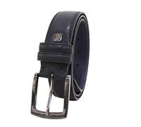 Cintura Uomo Ragazzo EcoPelle Alt.mm 35 Fibbia Colore Argento Sergio Tacchini