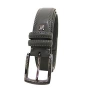 Cintura Uomo Ragazzo EcoPelle Alt.mm 35 Fibbia Colore Argento Sergio Tacchini