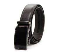 Cintura uomo vera pelle cinta casual classica fibbia automatica accorciabile