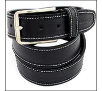 Cintura Uomo vera Pelle Nera Cinta Donna in Cuoio Sportiva di 4 cm da Ragazzo r