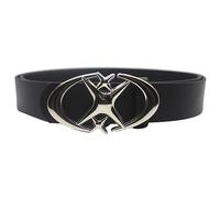 Cintura Vintage Gothic Punk Moon Star - Elegante per Uomini e Donne, Jeans e Pantaloni - Fibbia Decorativa in Pelle PU, Stile Y2K