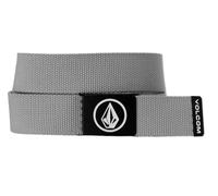 Cintura Volcom Circle Web grigio mélange da uomo con apribottiglie
