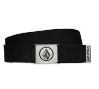 Cintura Volcom Circle Web nera da uomo con apribottiglie