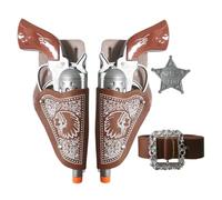 Cintura Western E - da Cintura per Rivoltella Western Medioevale Giocattoli - per Costumi Halloween Cosplay per Coscia Uomini Donne Adulti Giochi di Ruolo Avventure e Travestimento