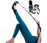 cintura yoga yoga stretching belt Ligament Stretching Belt cintura per lo stretching yoga Per lo stretching delle gambe - Fascia di Riabilitazione, adatta per Cinghia per Pilates, danza, yoga - Nera