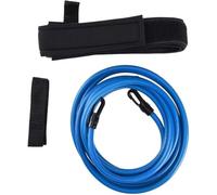 Cinture da Allenamento per Il Nuoto da 2/3/4 M Corde Elastiche Bande Resistae Imbracatura da Nuoto Imbracatura da Nuoto Stazionaria Statica Tether con Borsa A Rete, Blue, 4m